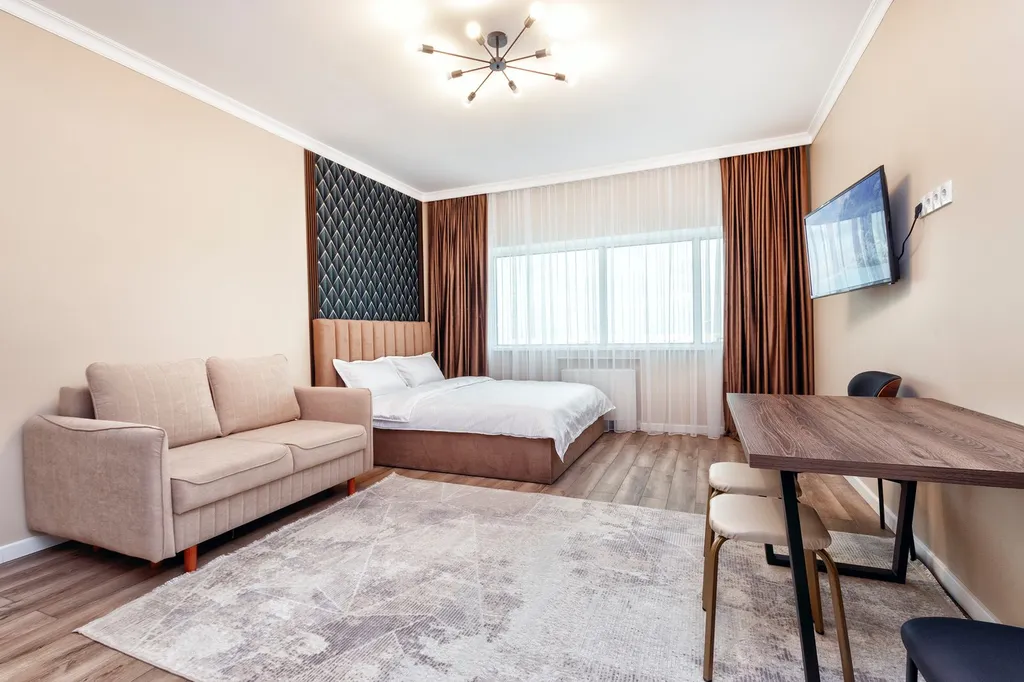 Квартира Элитные апартаменты с видом на Байтерек в самом центре столицы — аренда посуточно в Астана (Нур-Султан)