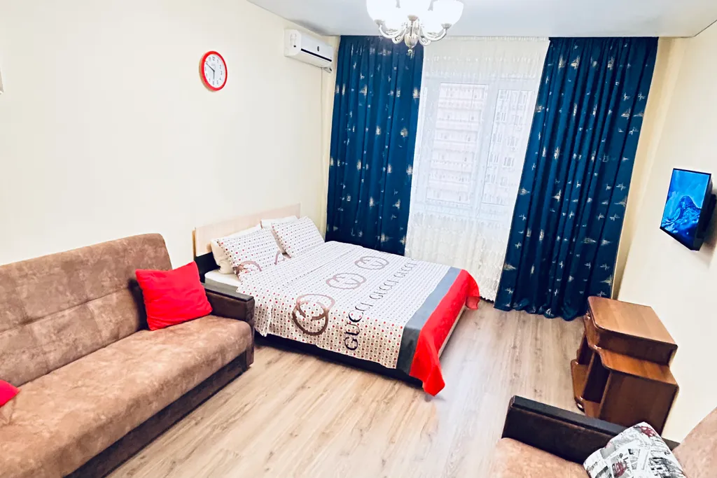 2-комнатные апартаменты с видом на стадион и парк Краснодар