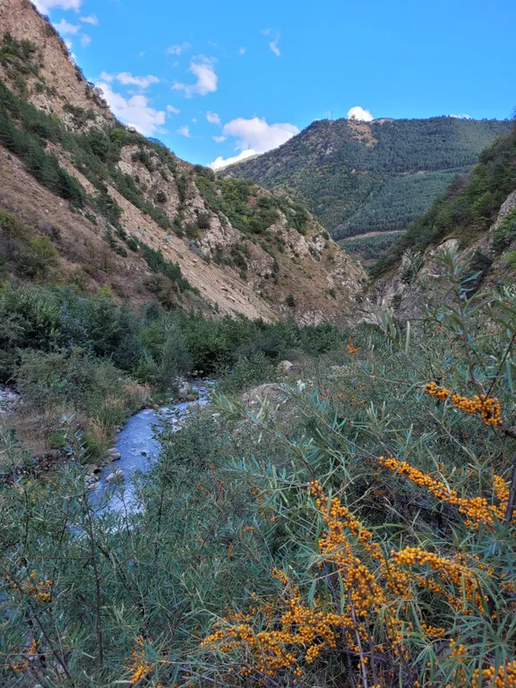 Дом в горах Осетии по пути к Цею и Мамисону