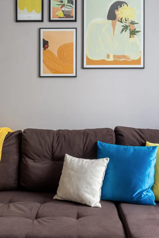 Светлая 2-к с кухней-гостиной и балконом