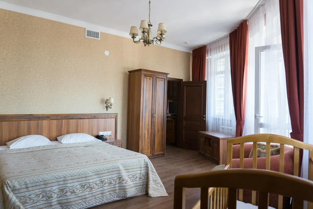 Квартира Квартира Двухкомнатный четырёхместный апартамент с кухней в отеле Либерти Флай — Адлер