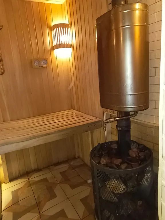 Загородный дом с баней на дровах