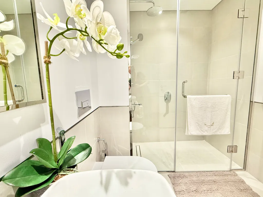 Новая квартира около отеля Burj Al Arab с террасой