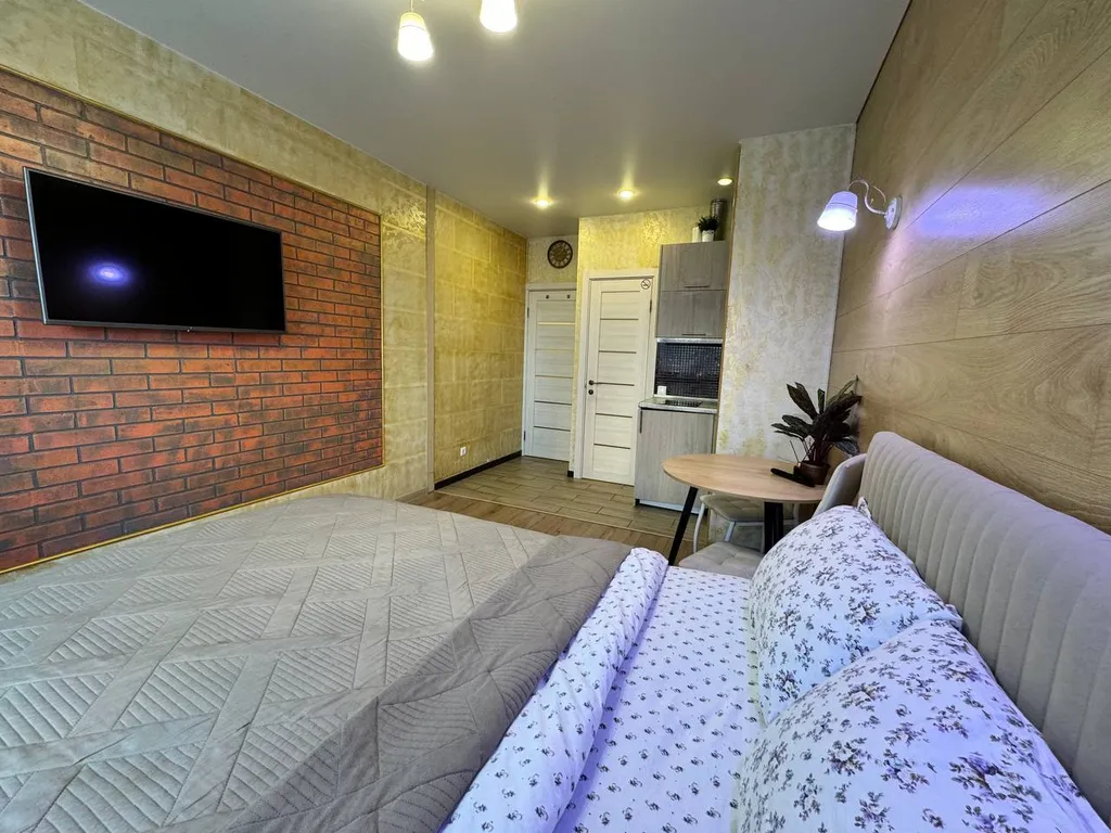 Стильная студия с евро ремонтом