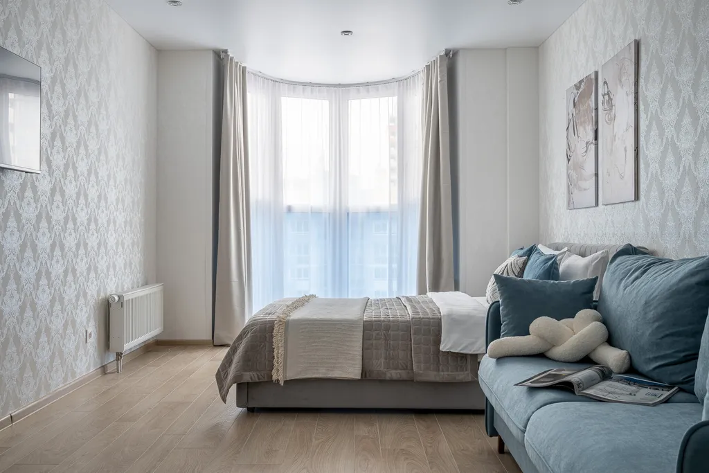 Уютная 2-комнатная квартира у метро Чкаловская с отличным видом