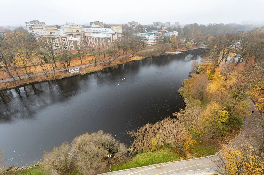 Квартира Castle pond aparts - квартира с видом на нижнее озеро — Калининград