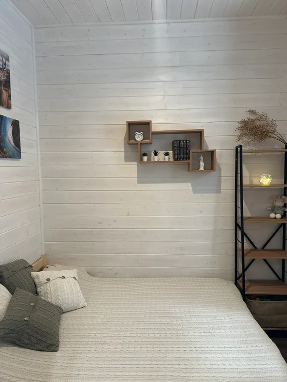 Уютный дом с баней в лесу