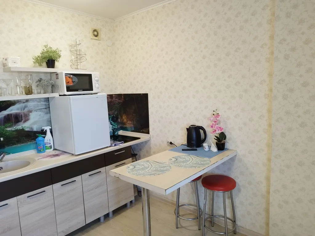 Квартира Квартира Уютная студия с большой кроватью — Иркутск