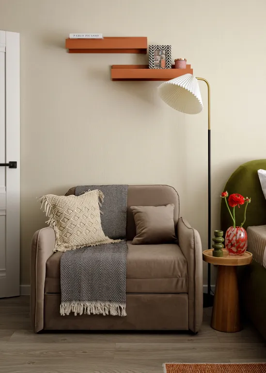 Уютная студия с балконом в Сочи