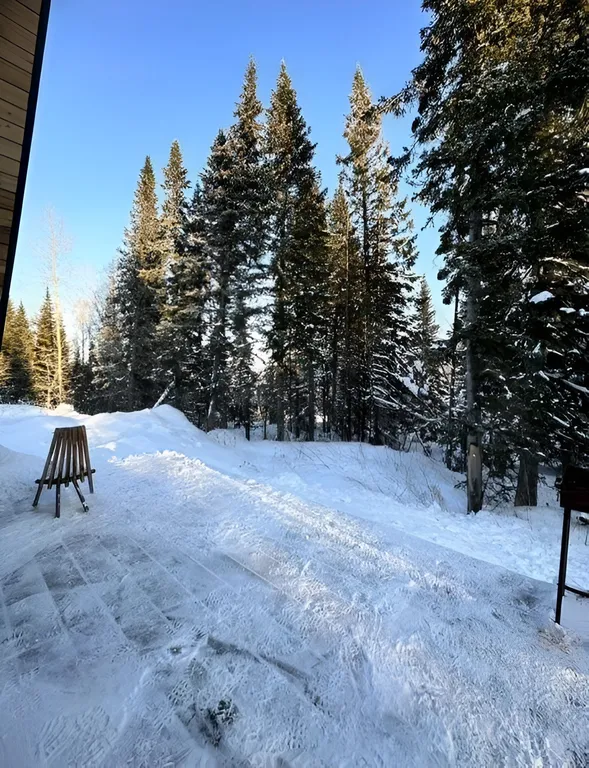 Шале Коттедж Шерегеш стиле a-frаме с террасой в хвойном лесу