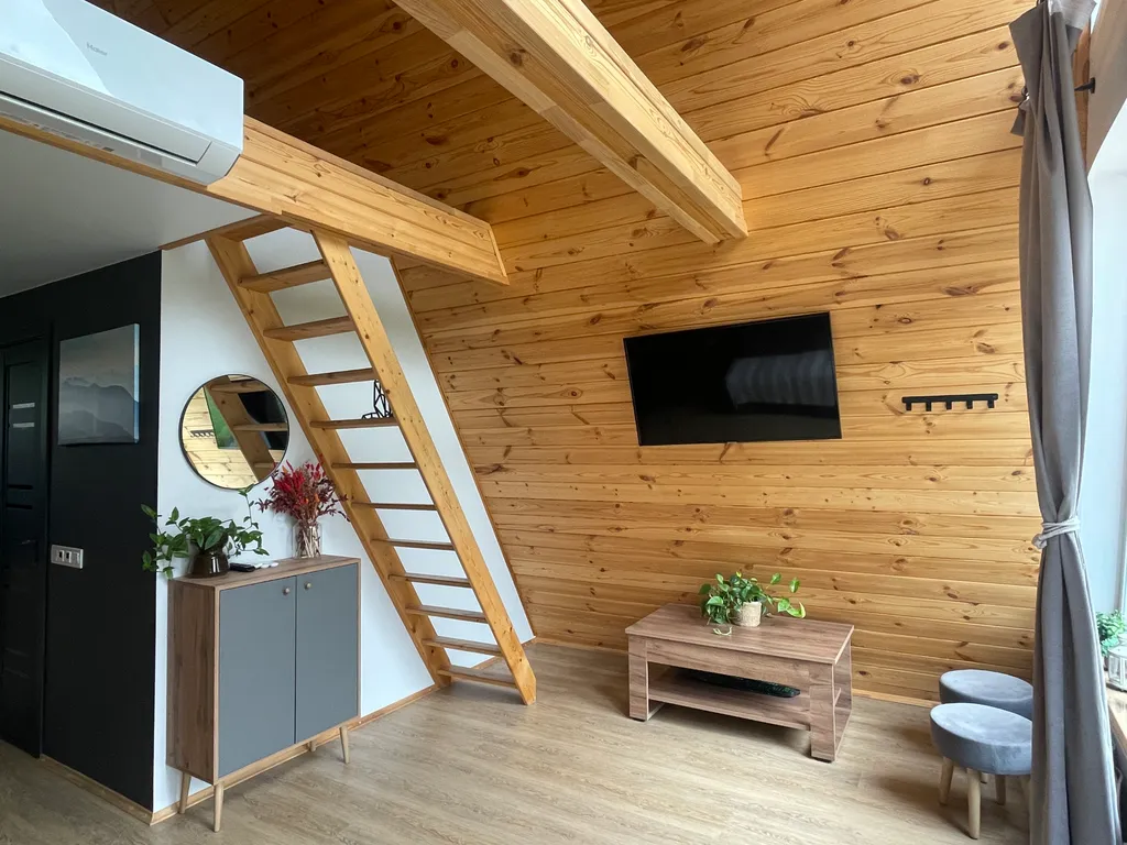 Уютный дом А-фрейм На воздухе