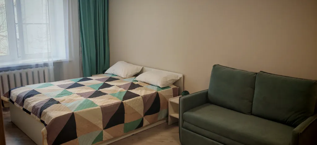 Квартира в ментоловых тонах