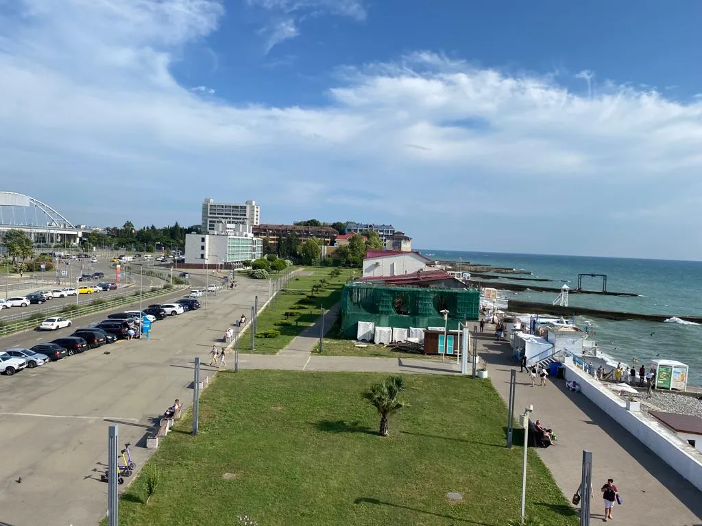 Панорама с видом на море, с зоной мангала