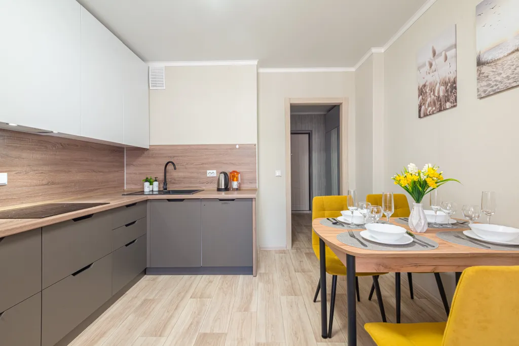 В центре в современном доме с гостиничным сервисом бесконтактно