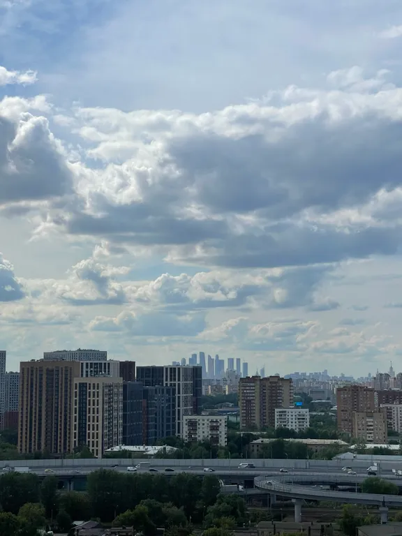 Квартира Квартира Стильная студия с панорамным видом рядом с метро — Москва