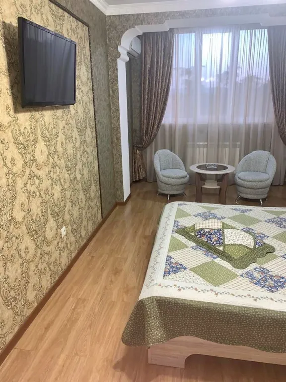 Апартаменты центре курорта с видом на Эльбрус