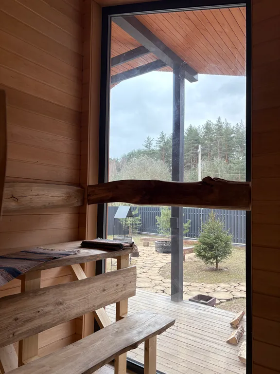 Коттедж Уютный коттедж с сауной и купелью — Бугры