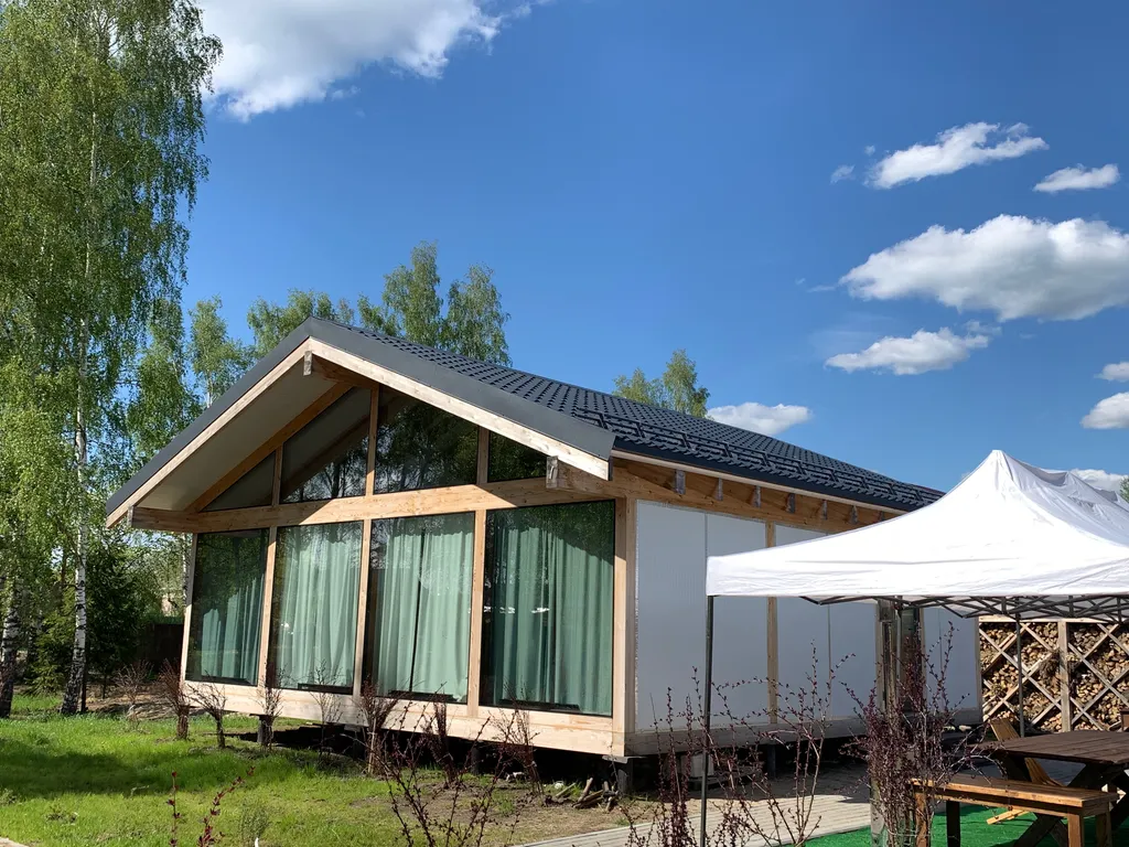 Коттедж Дом с баней в глемпинге Байкал — Павловский Посад