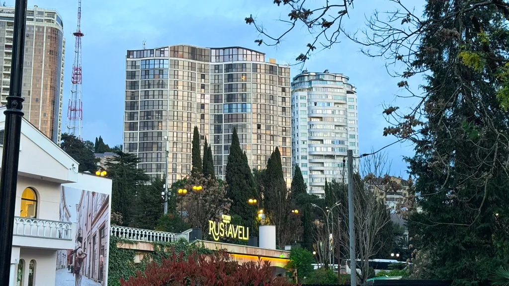 Квартира Панорама на морской порт - 2к квартира — Сочи