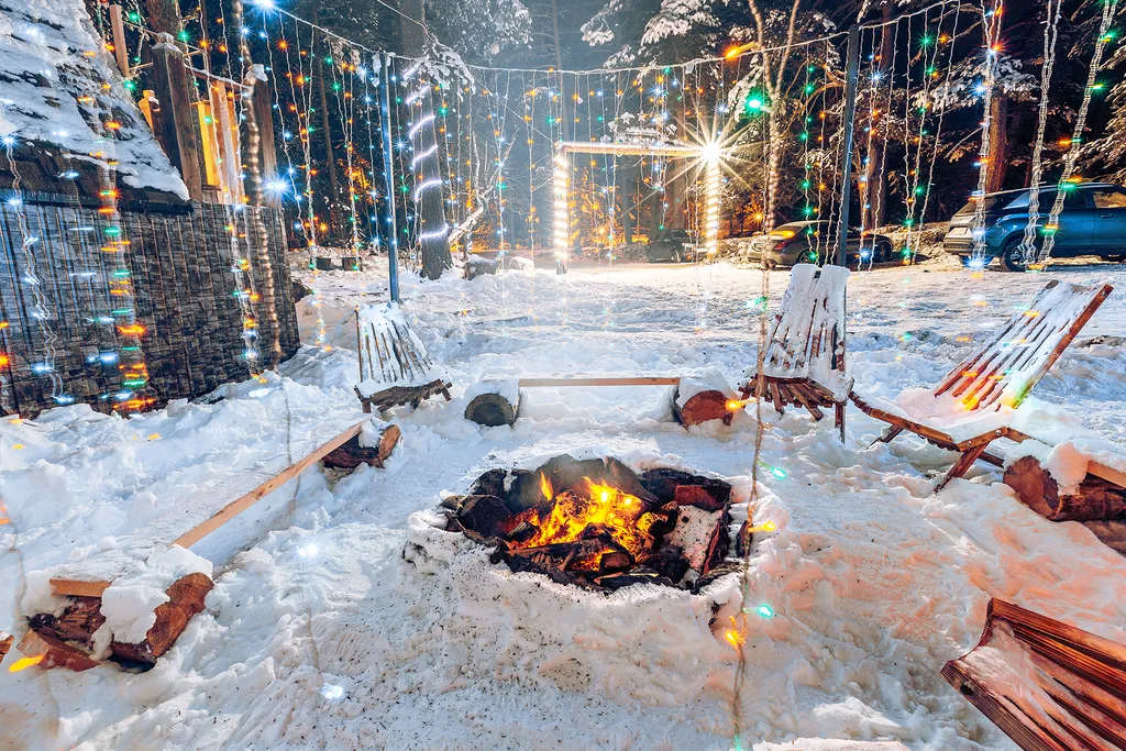 Просторный коттедж в лесу