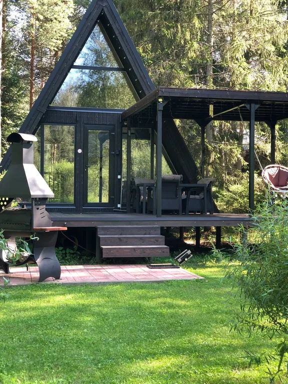 Уютный дoм a-frame