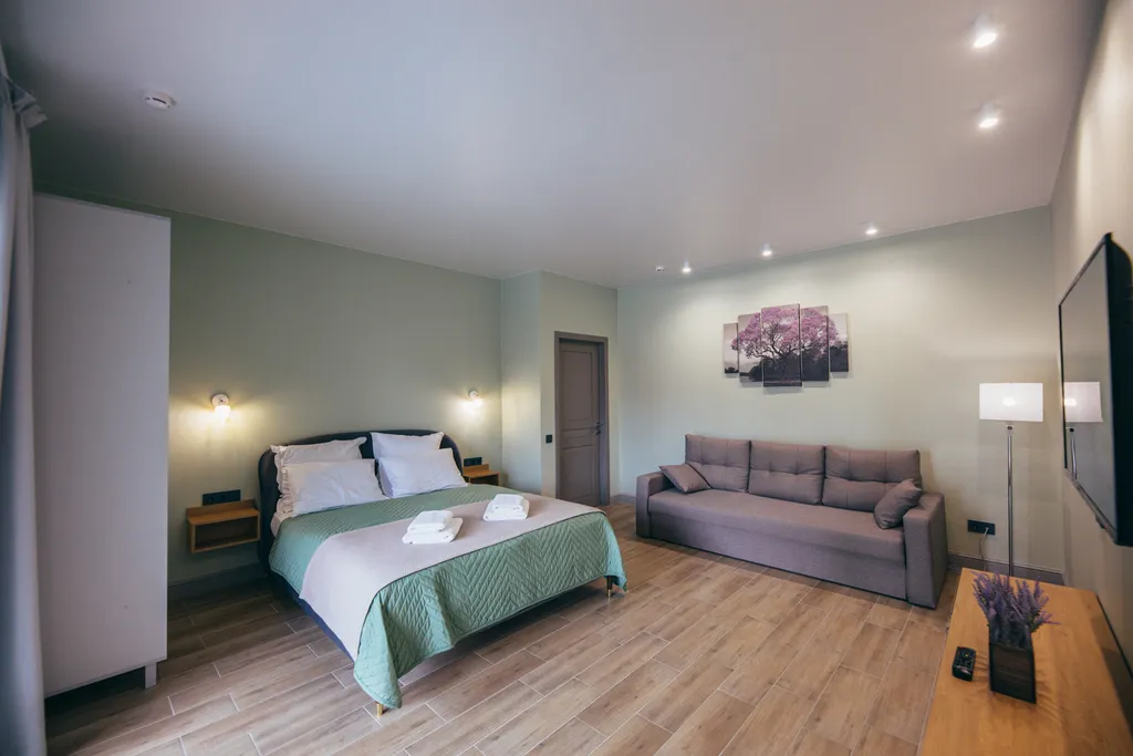 Квартира Olive marine resort с видом на море и большой террасой