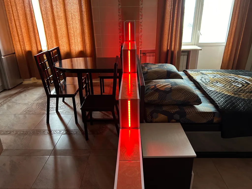 Студия с красивым видом на центр города