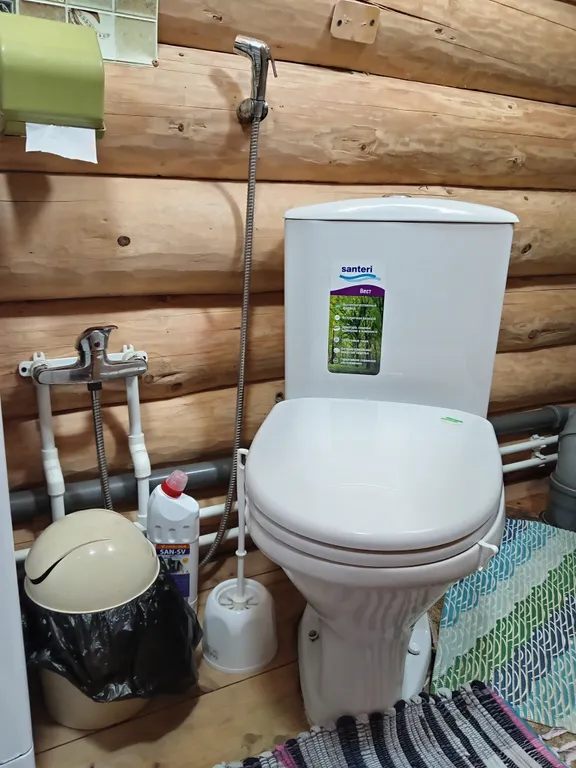 Домик с русской печкой и со всеми удобствами