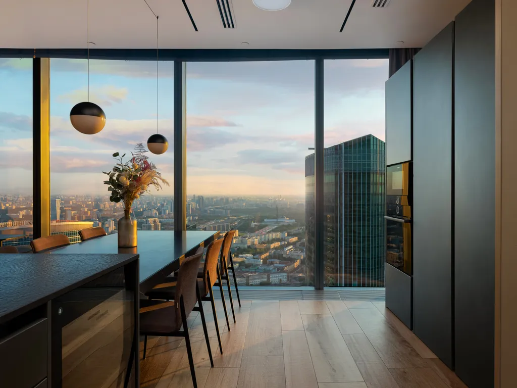 Самый стильный апартамент на 79 этаже с караоке! 20 тыс песен