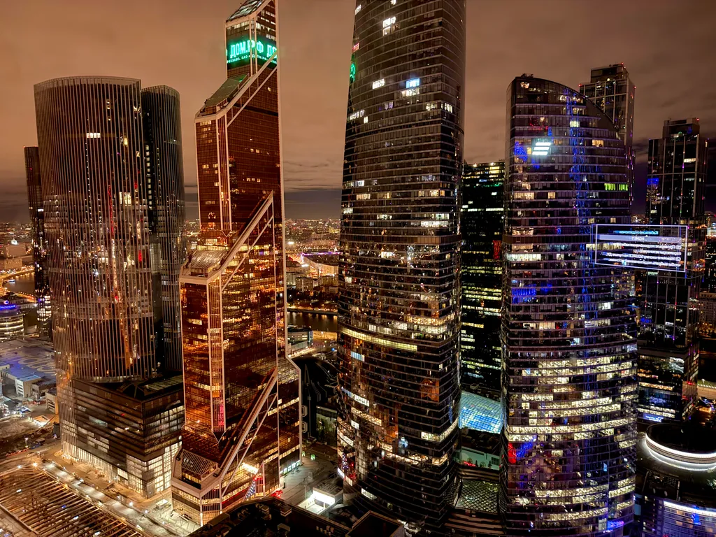 Neva City 43 этаж 51 м2 панорамный вид на небоскребы и город