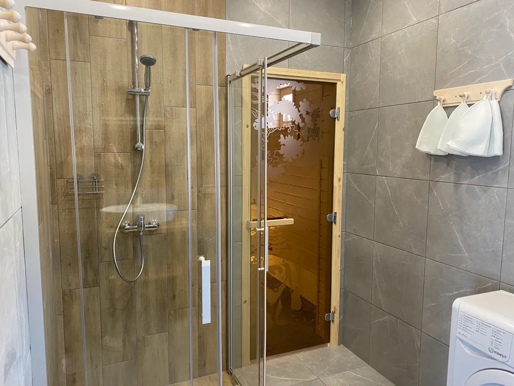 Светлый ХюггеДомик с сауной