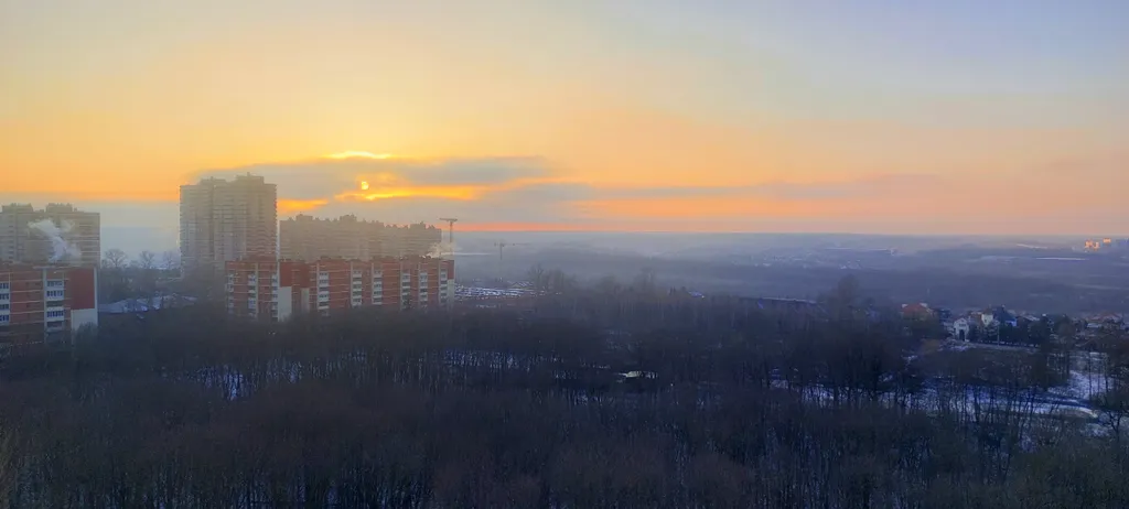 Квартира с видом на парк и закаты