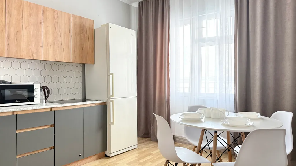 Квартира Квартира Hugge Place | Двухкомнатная студия у Аквапарка с Wi-Fi — Новосибирск
