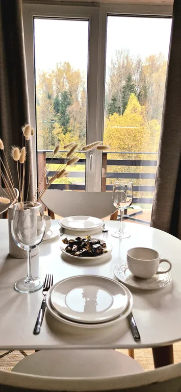 Ольшаны_Парк Дом Шале у леса с баней и горячей купелью