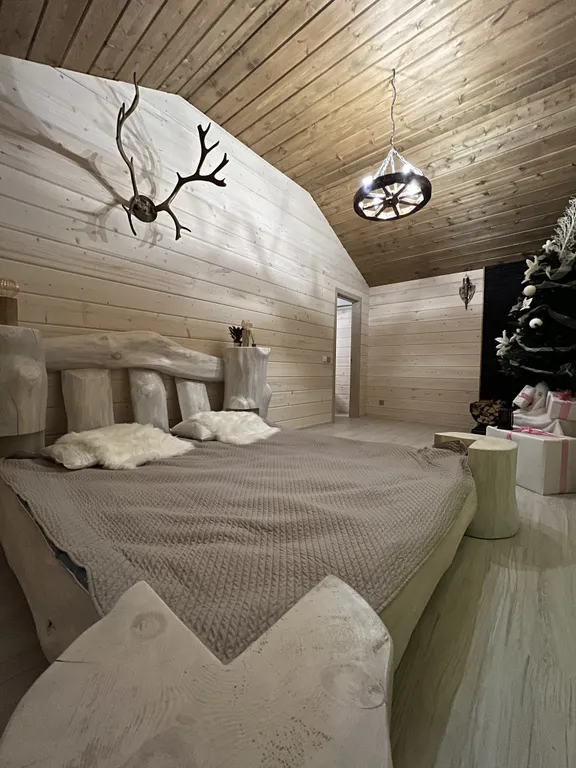 Коттедж Дом Чудо с горячей купелью и дровяной печью — Тимково