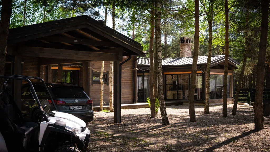 Уникальный домик с баней в лесу и тишине