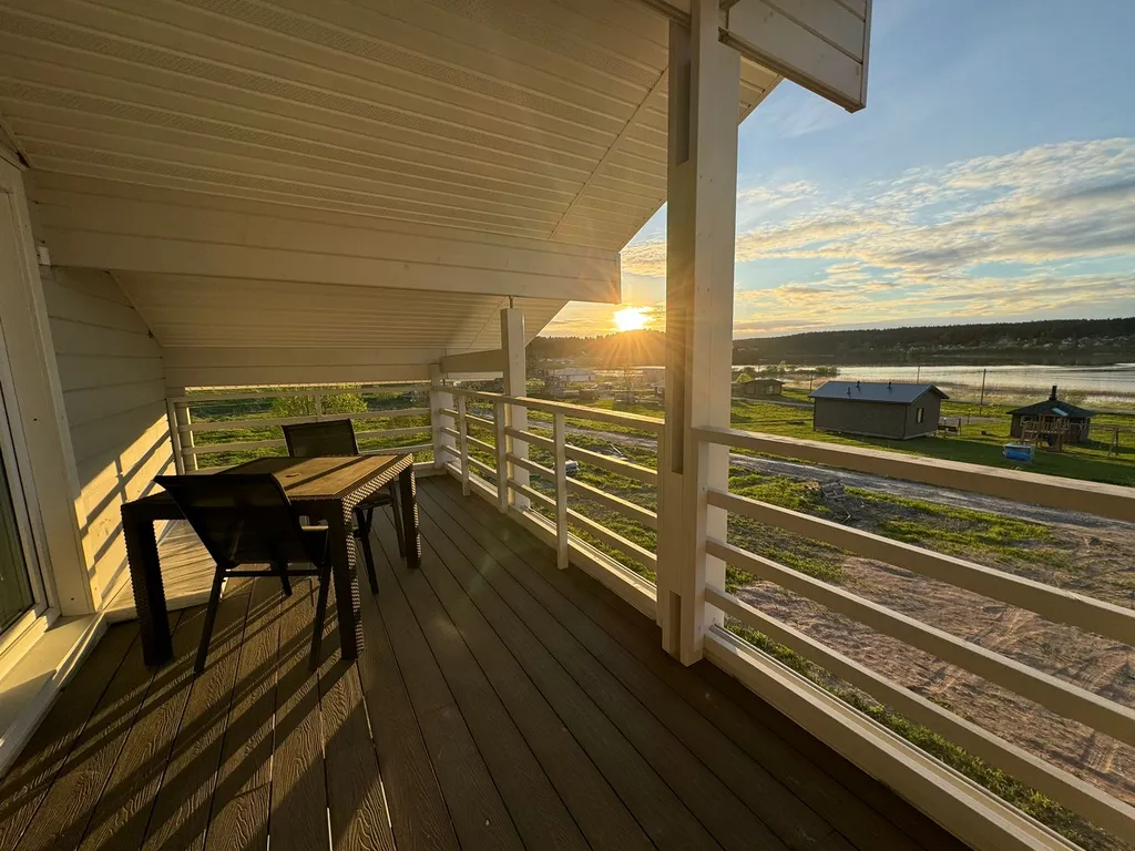 Большой дом с видом на озеро, 3 спальнями, сауной и настольным футболом