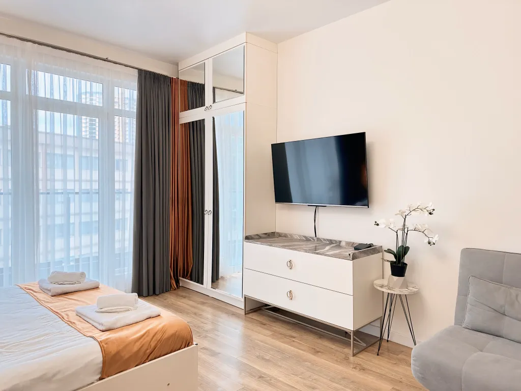 Квартира Романтичная студия, бассейн и парковка, white sails — Батуми