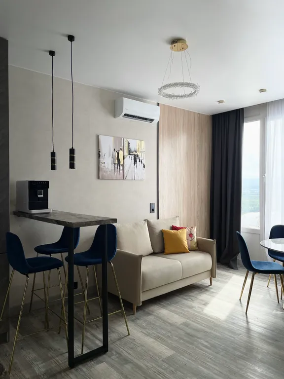 Уютная квартира с сауной в ЖК Метрополис