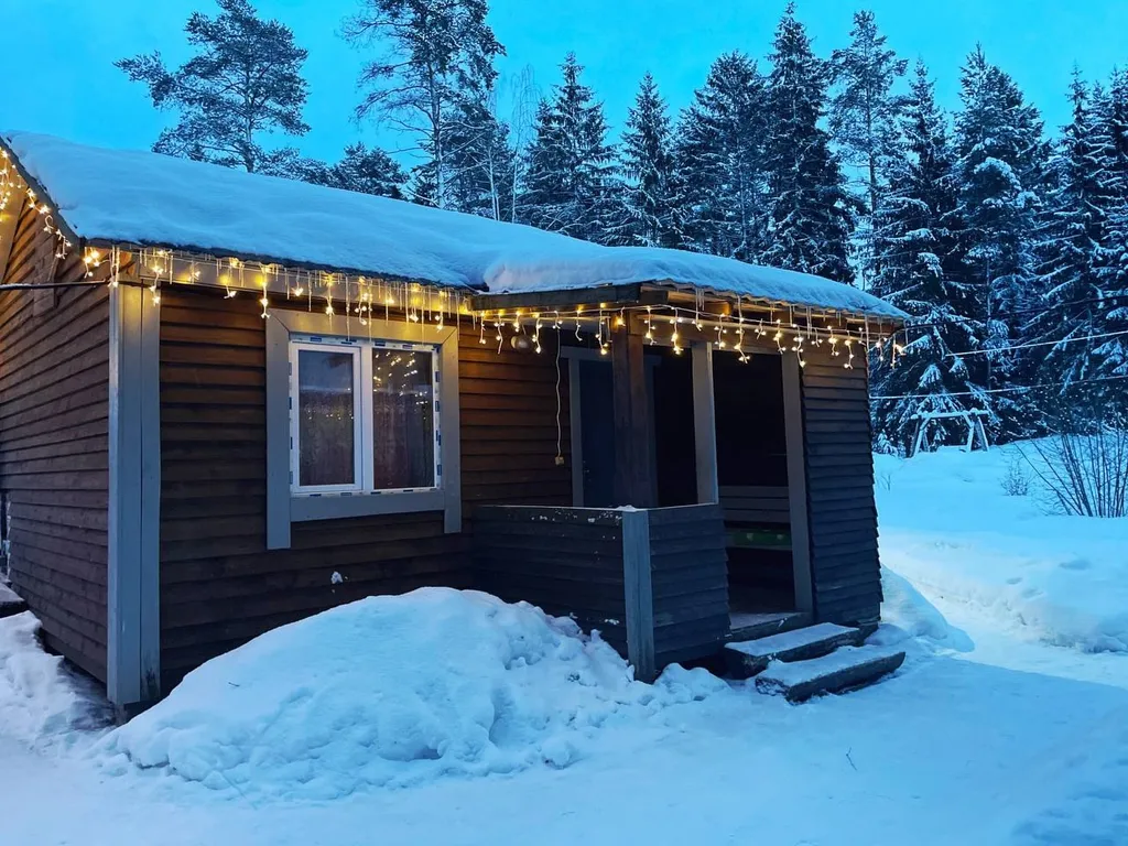 Садовый домик в сосновом бору в 100 метрах от озера