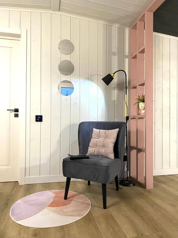 Шале с баней и сибирским чаном с подсветкой 3.0