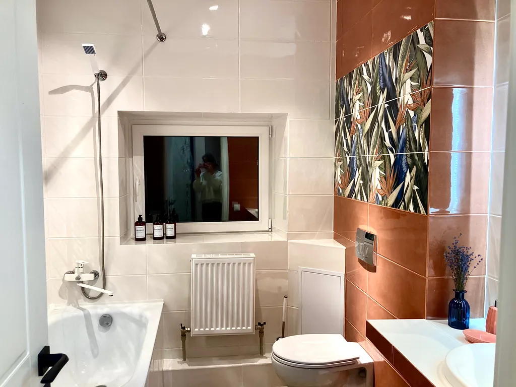 Стильная уютная квартира с зоной-барбекю и парковкой