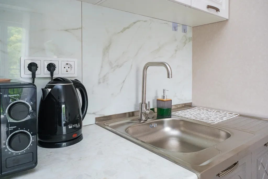 Уютная просторная студия для двоих или с ребёнком