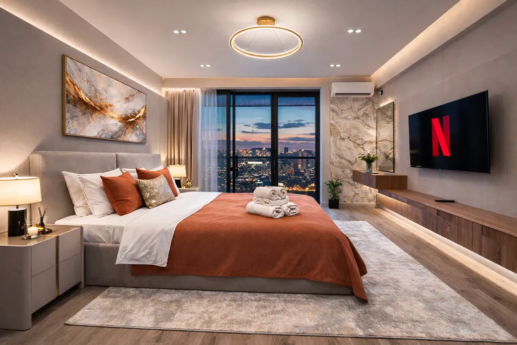 Просторная квартира в современном стиле