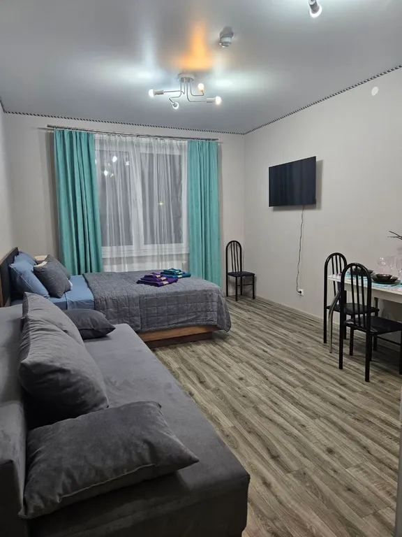 Квартира Уютная стильная студия в новом ЖК Красное Яблоко — аренда посуточно в Пермь