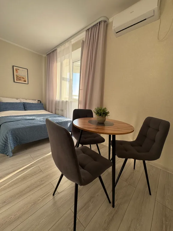 Уютная студия с прекрасными закатами