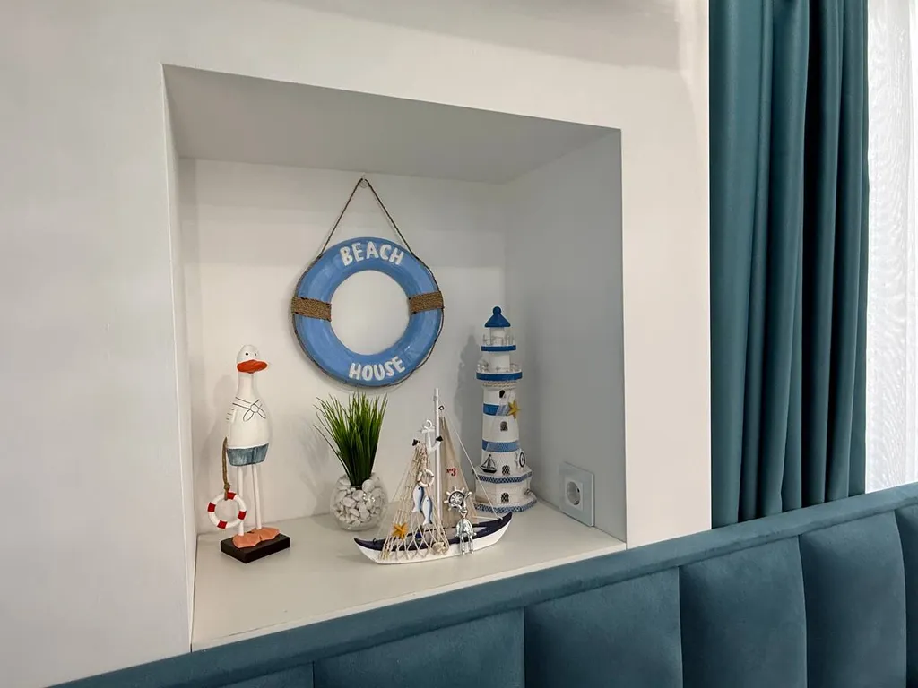 Морская симфония - уютная студия с видом на море и открытым бассейном