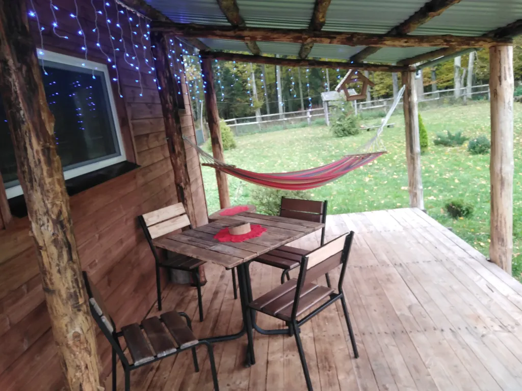 Домик в центре парка Беловежская пуща