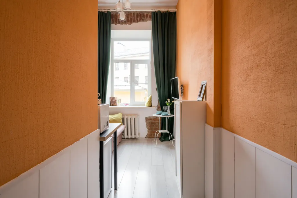 Квартира Квартира Компактная студия  New Horizon Есения в историческом центре Питера — Санкт-Петербург