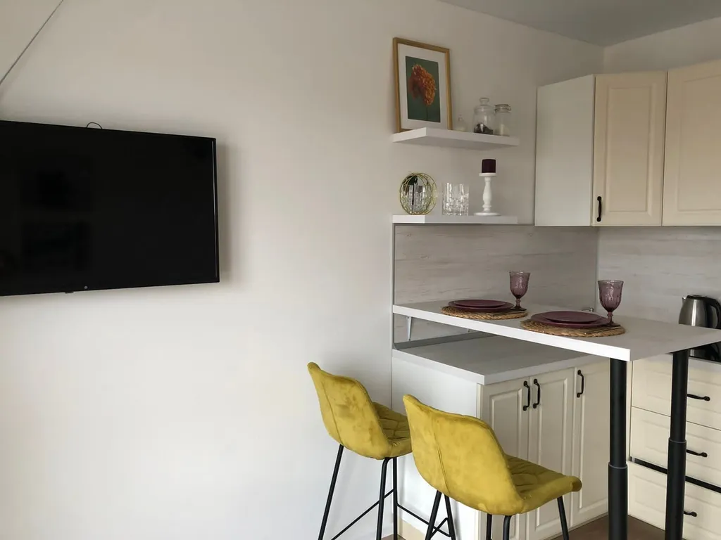 Стильные апартаменты с видом на город